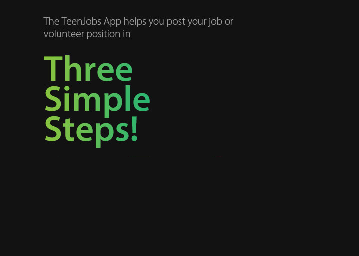Teenjobs App Steps Image
