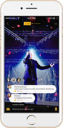 Ignited App Home Screen